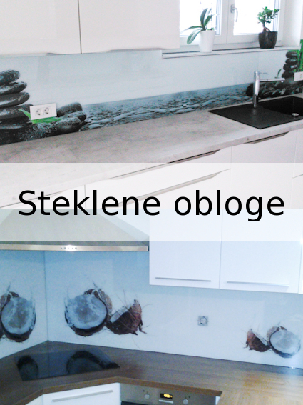 Steklene kuhinjske obloge